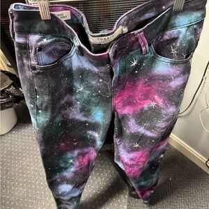 Torrid Galaxy Print Skinny Jeans - Multicolor